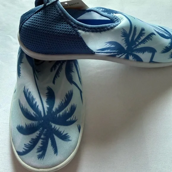 Speedo Kids Blue Palm Tree Water Shoes - Picture 2 of 7